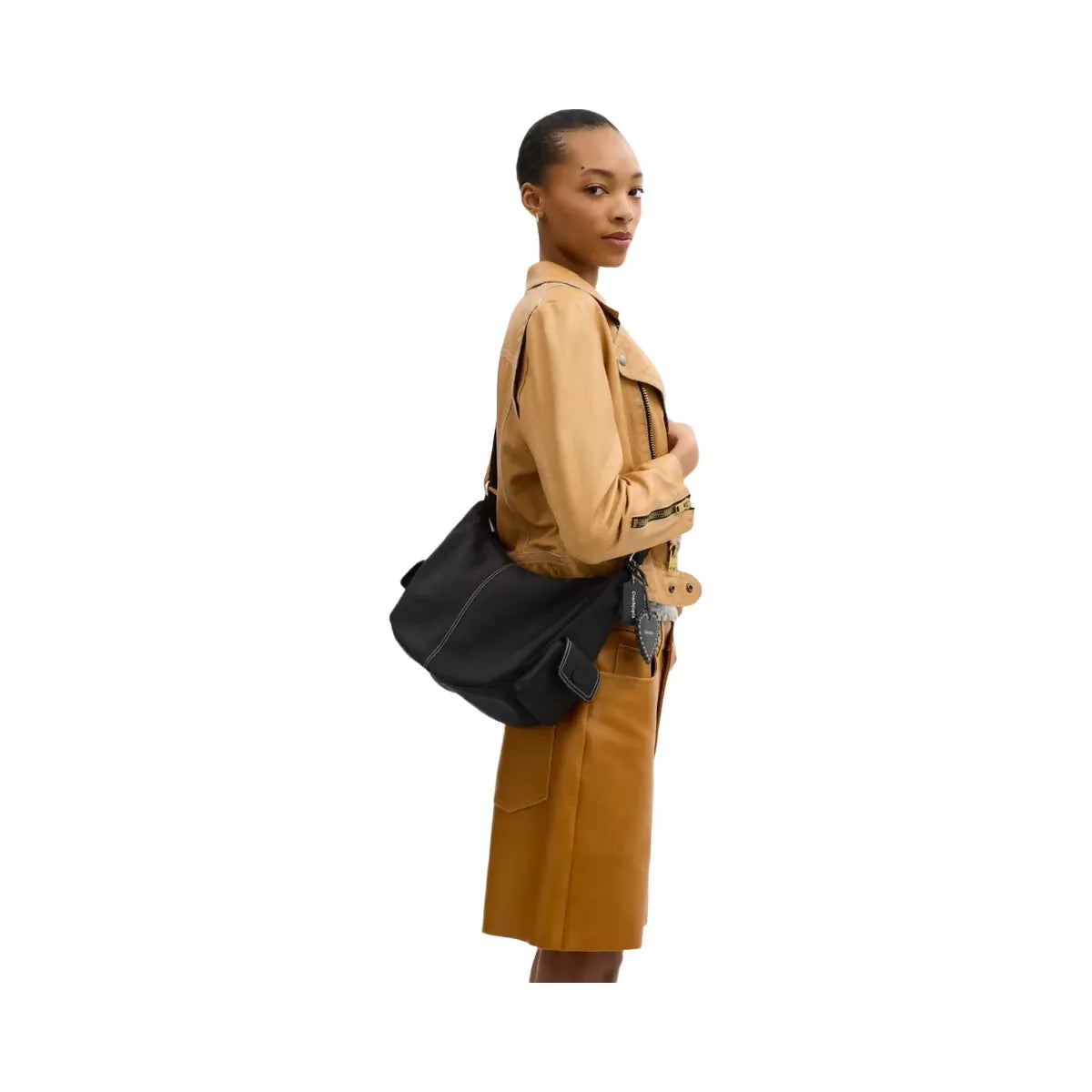Coach Cargo Shoulder Bag in Black