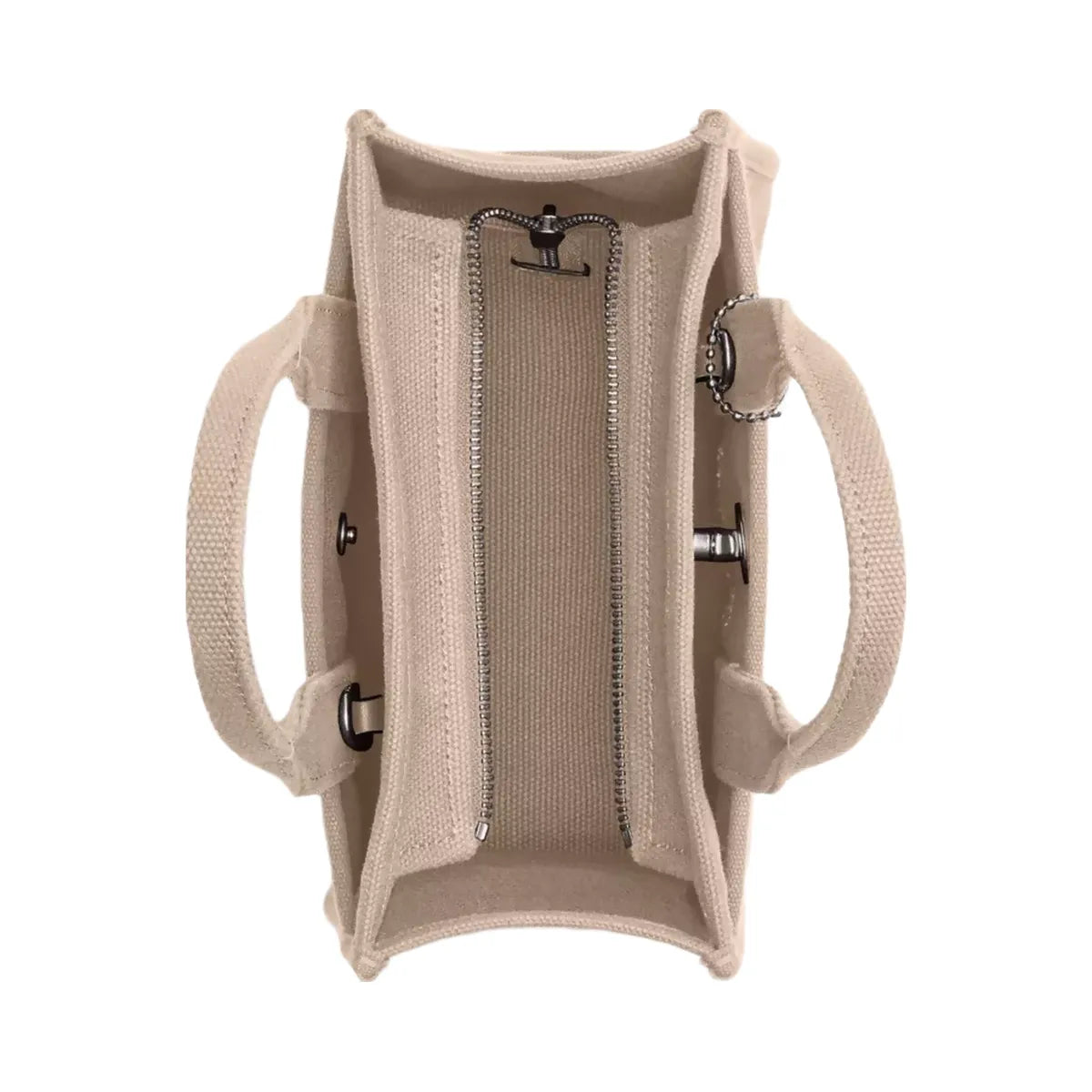 Coach Cargo Tote Bag 20 in Silver Dark Natural