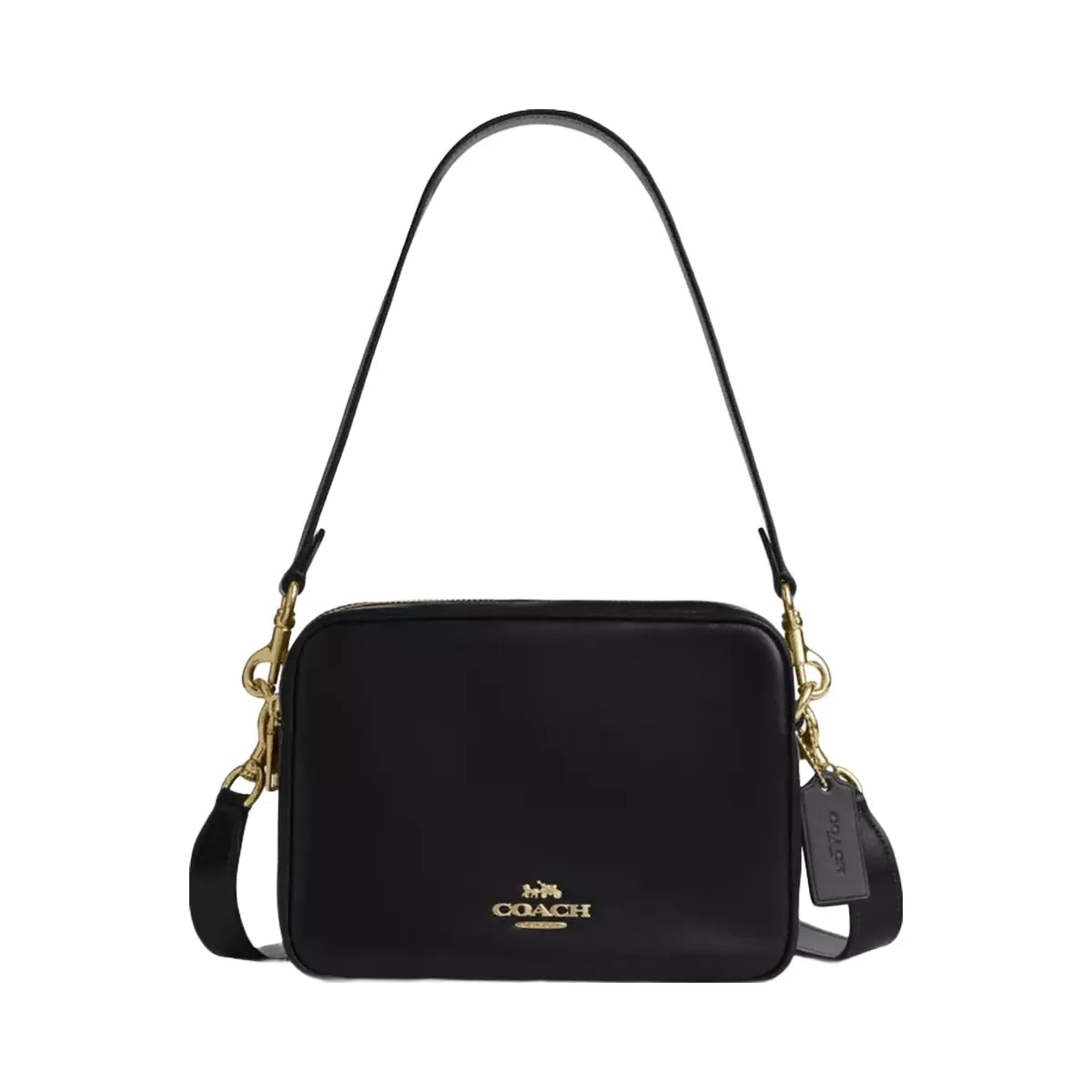 Coach Carey Crossbody Bag in Gold Black