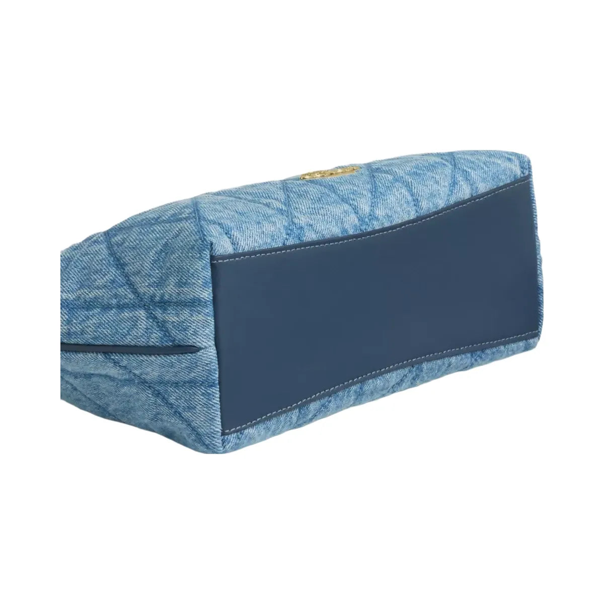 Coach Caitlin Shoulder Bag With Quilting in Gold Indigo