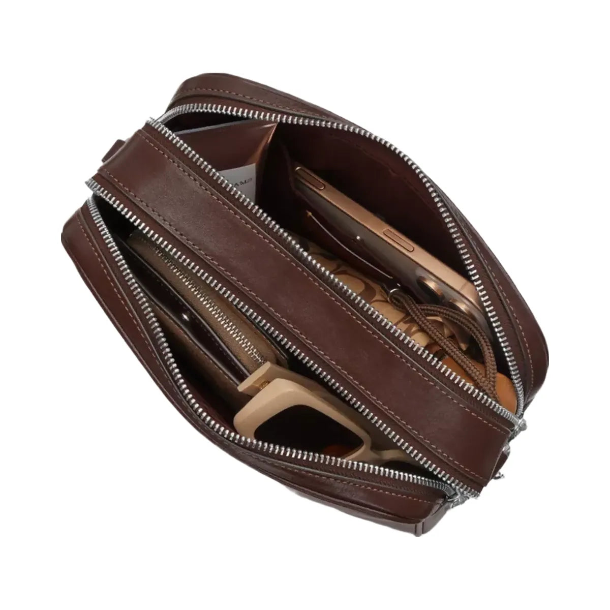 Coach Carey Crossbody Bag in Silver Maple