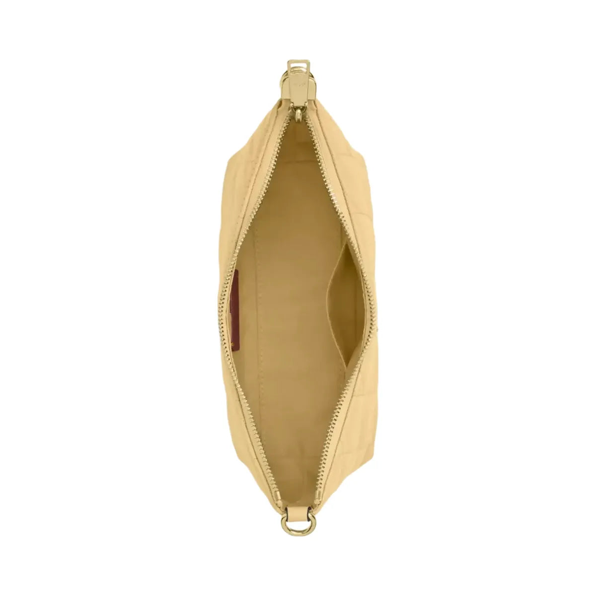 Coach Caitlin Shoulder Bag With Quilting in Gold Soft Yellow
