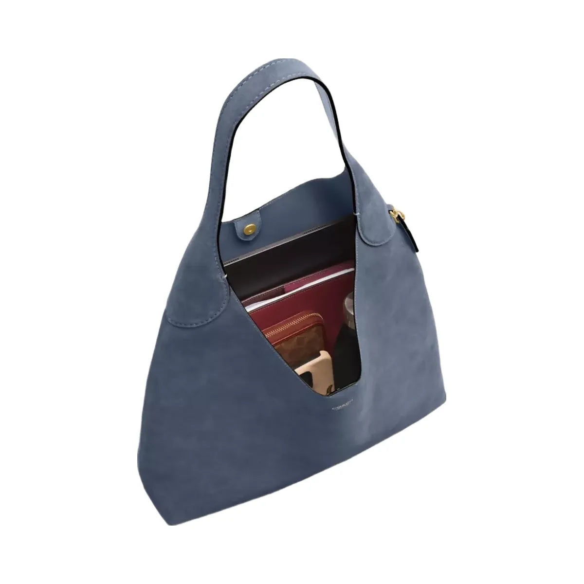 Coach Brooklyn Shoulder Bag 39 in Brass Light Denim