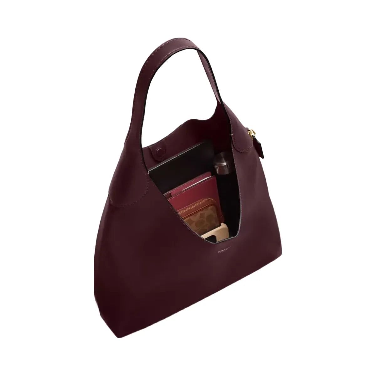 Coach Brooklyn Shoulder Bag 39 in Brass Merlot