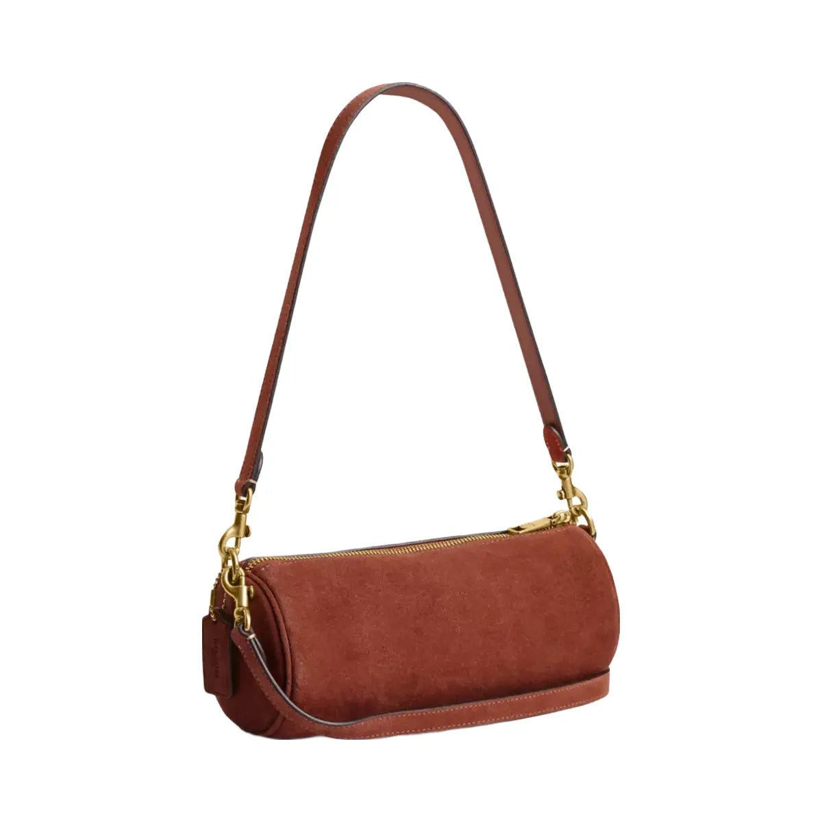 Coach Barrel Bag in Brass Clay