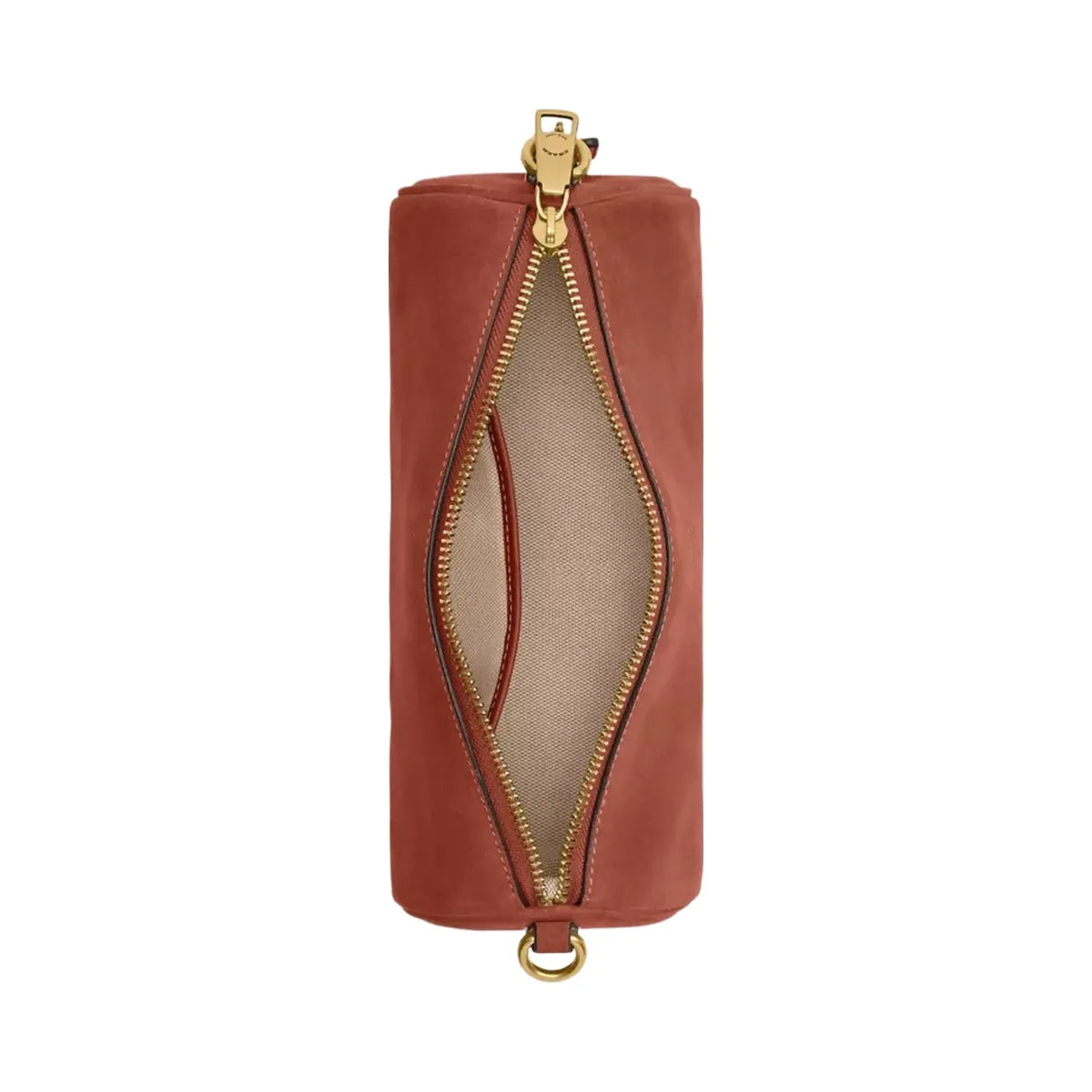Coach Barrel Bag in Brass Clay