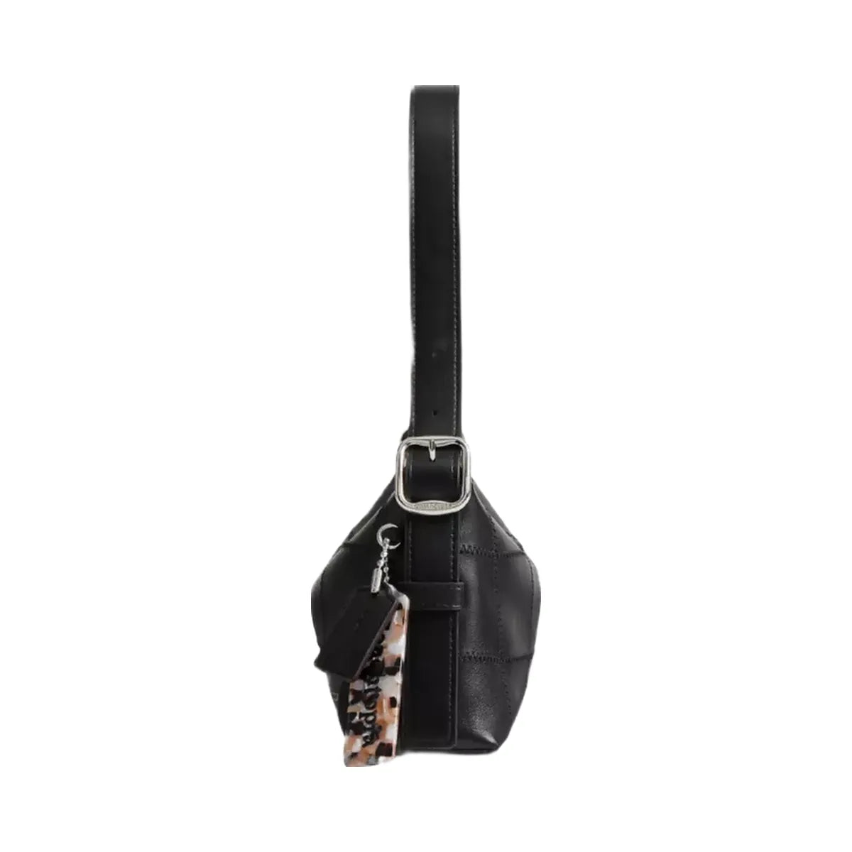 Coach Alter/Ego Small Slouchy Shoulder Bag In Upcrafted Leather in Black