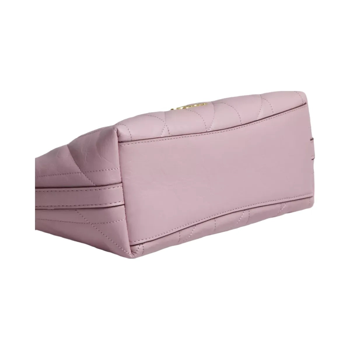 Coach Caitlin Shoulder Bag With Quilting in Gold Carnation