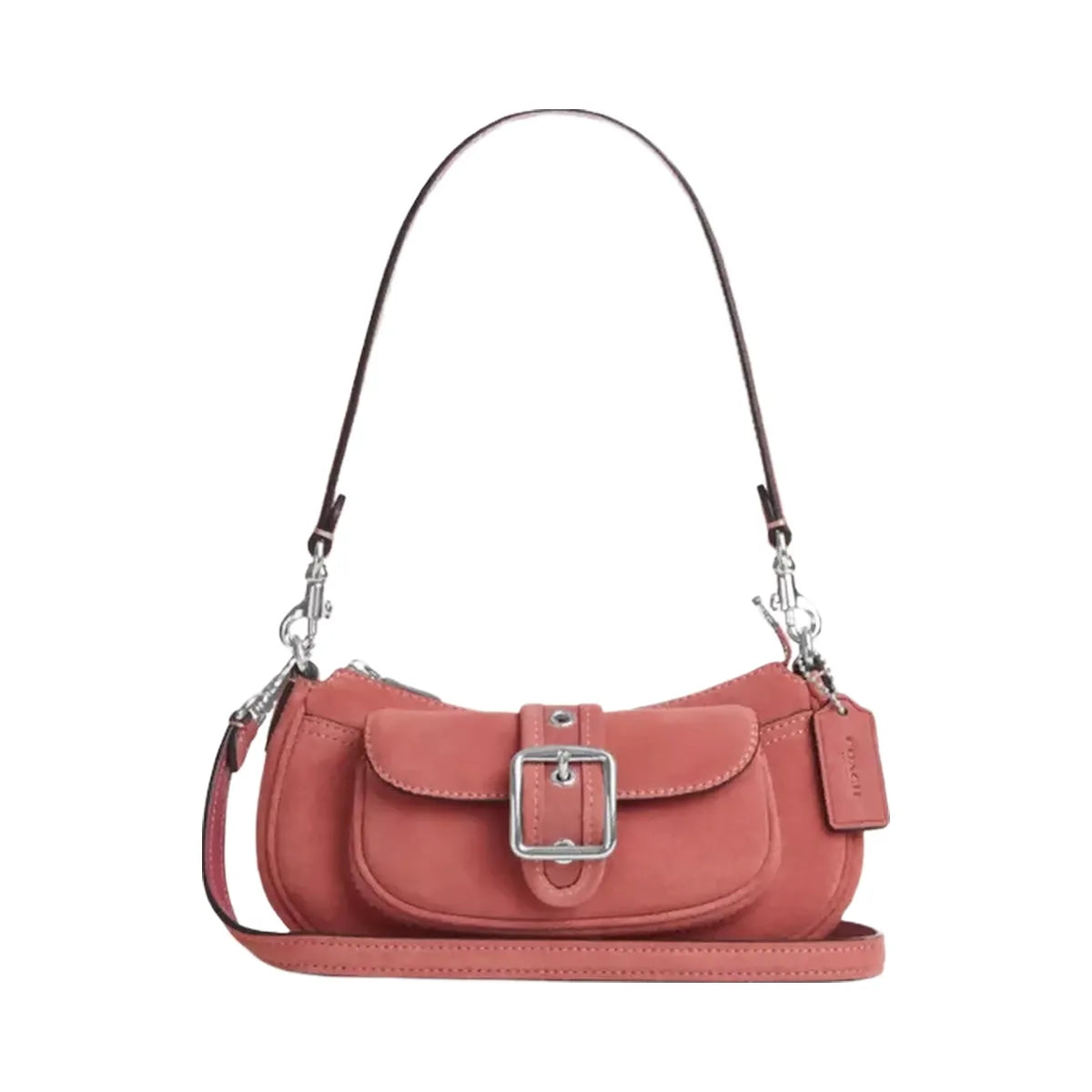 Coach Ashton Mini Shoulder Bag in Silver Pink