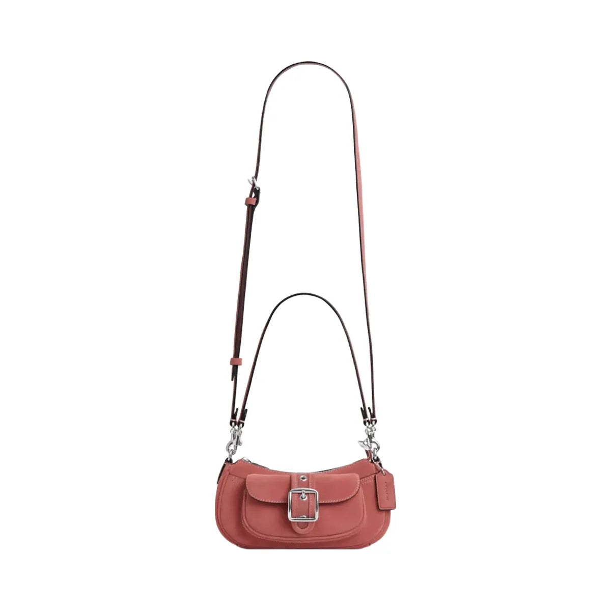 Coach Ashton Mini Shoulder Bag in Silver Pink