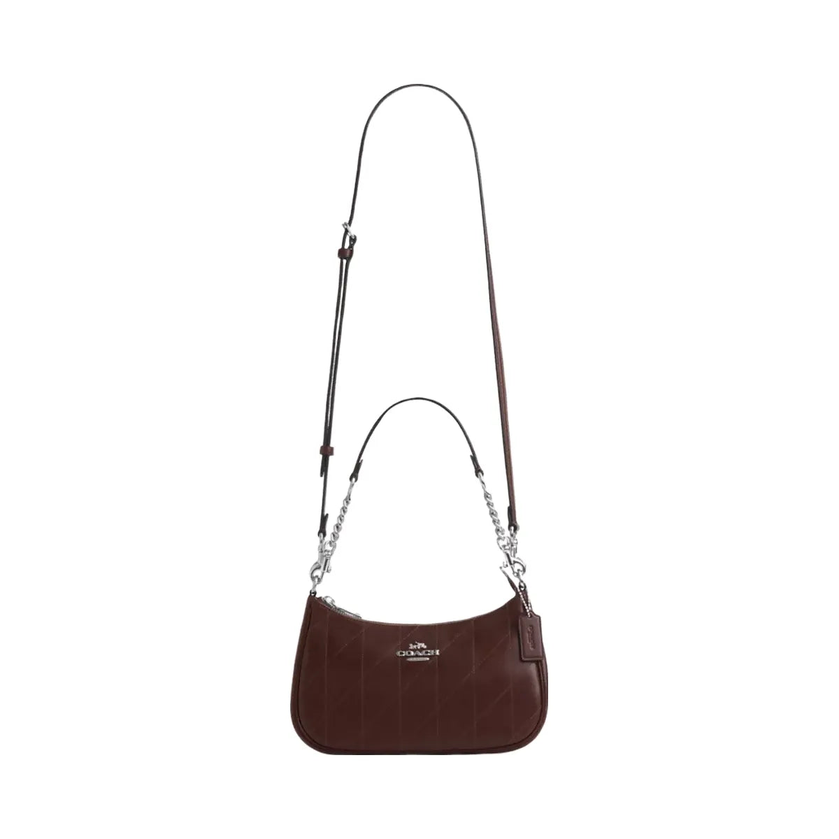 Coach Teri Shoulder Bag With Quilting in Silver Maple