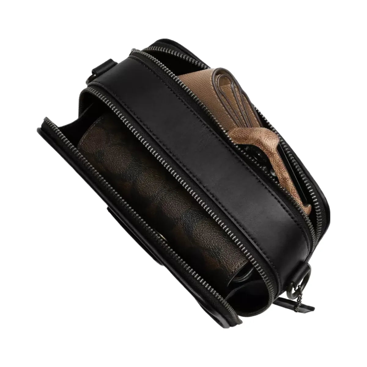 Coach Wyatt Crossbody Bag In Signature Canvas in Silver Sea Green
