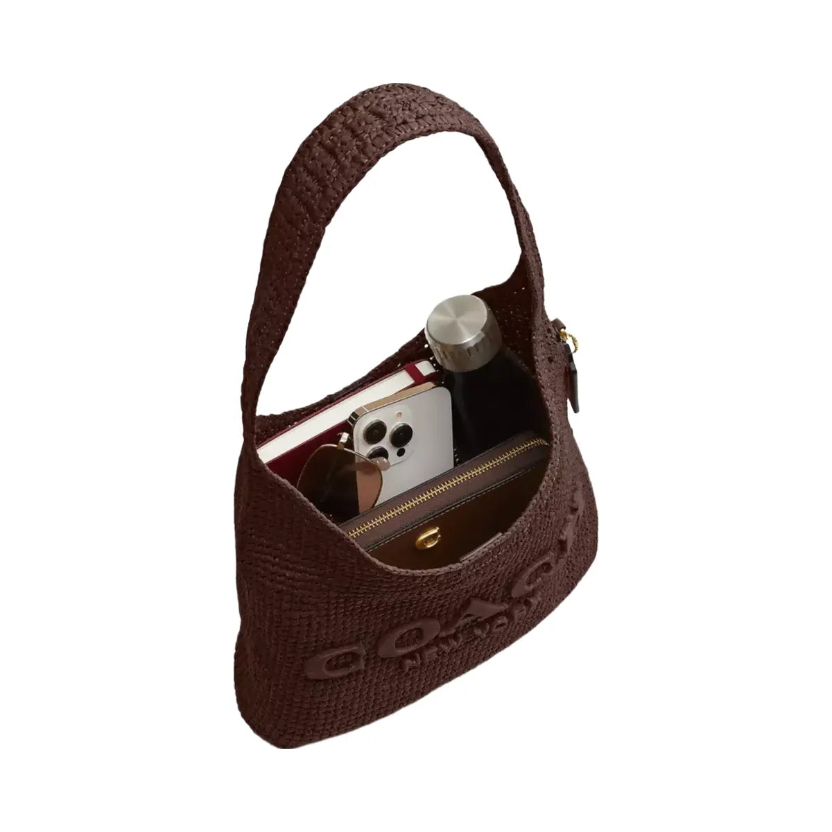 Coach Brooklyn Shoulder Bag 28 in Brass Maple