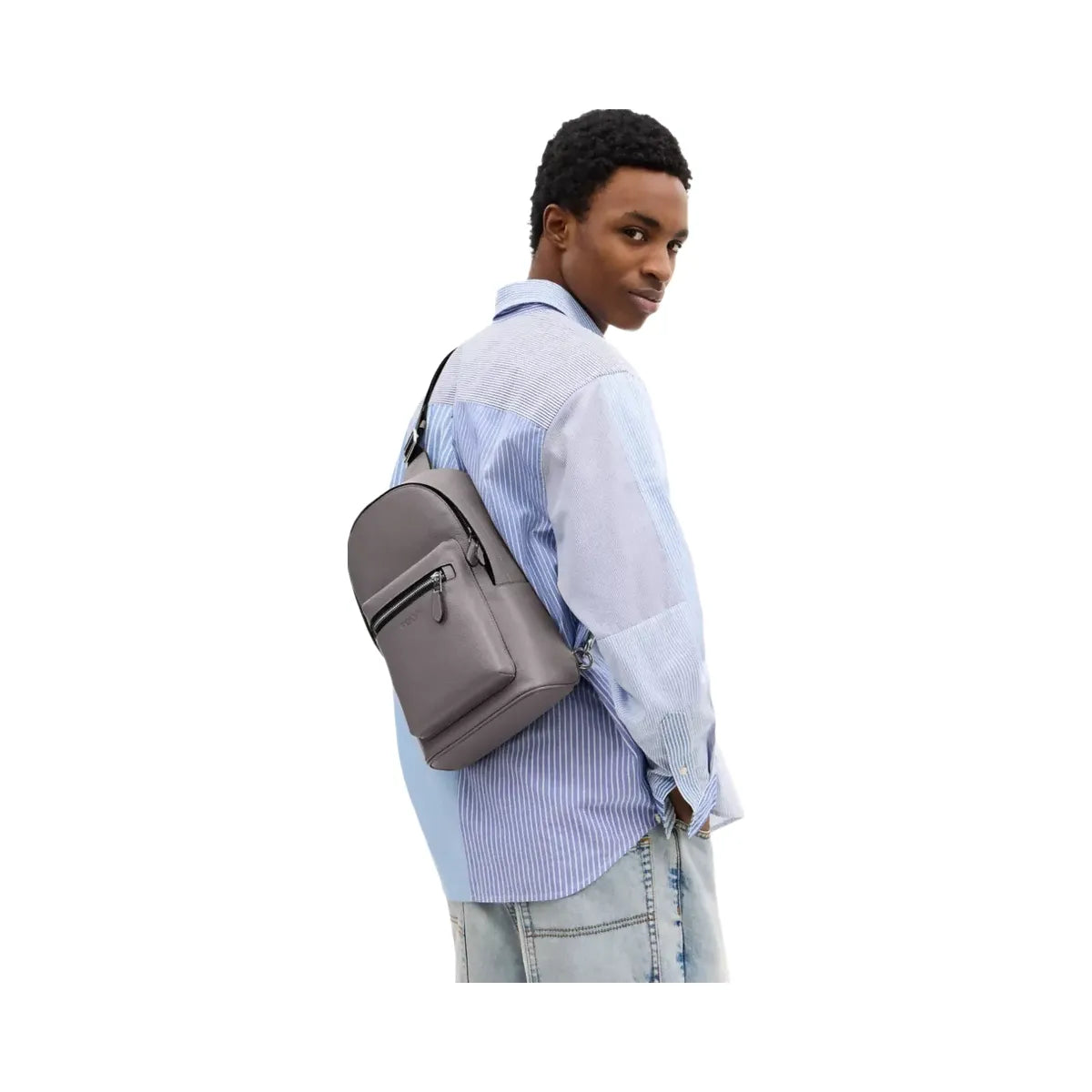 Coach West Pack in Silver Graphite