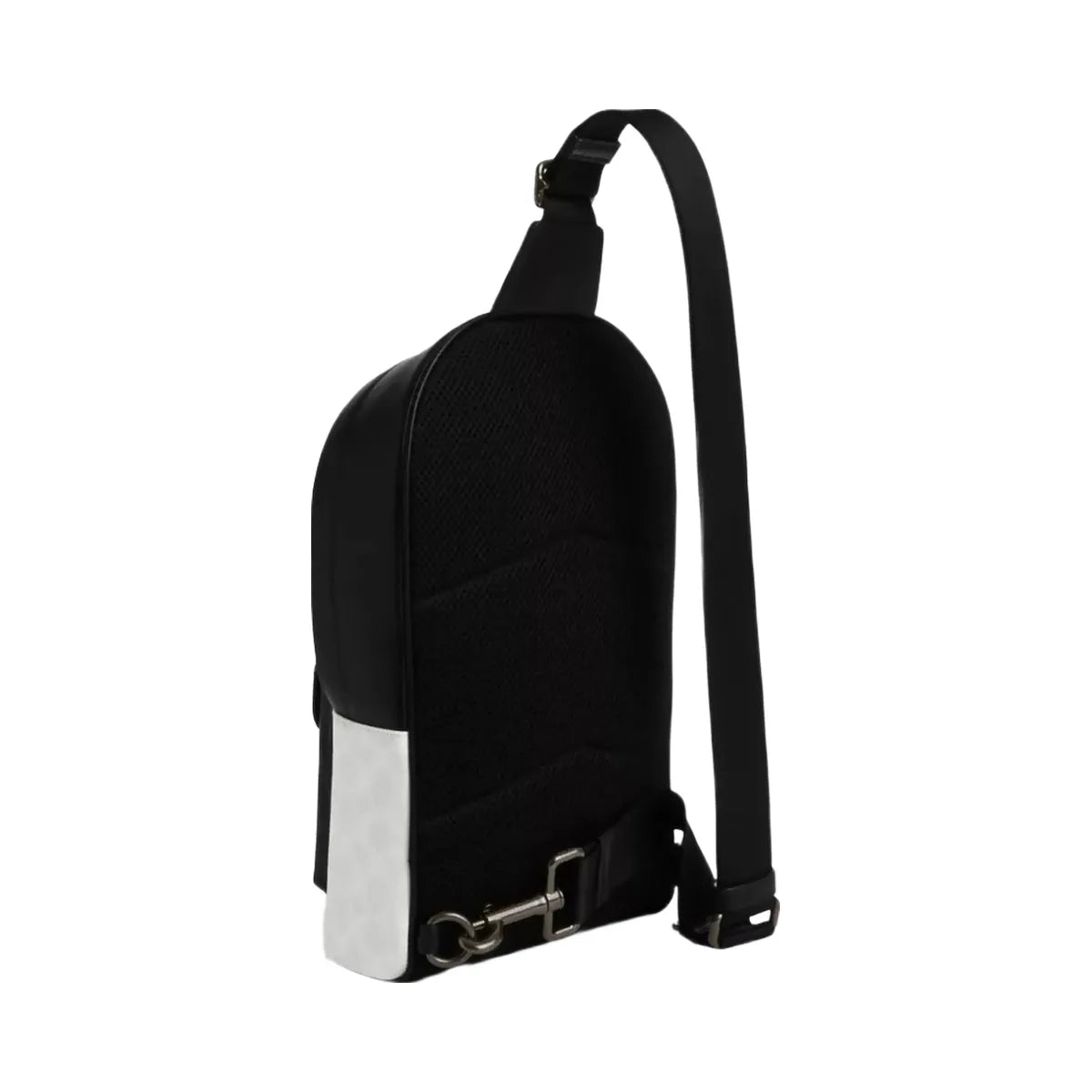 Coach West Pack In Signature Canvas in Gunmetal Chalk Black