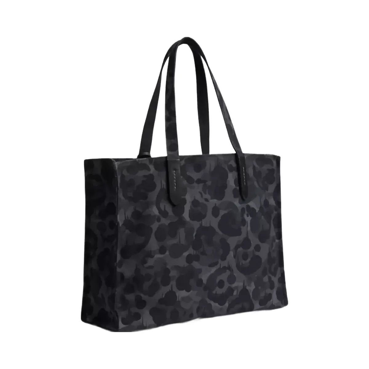 Coach Tote With Camo Print And Rexy in Charcoal Multi