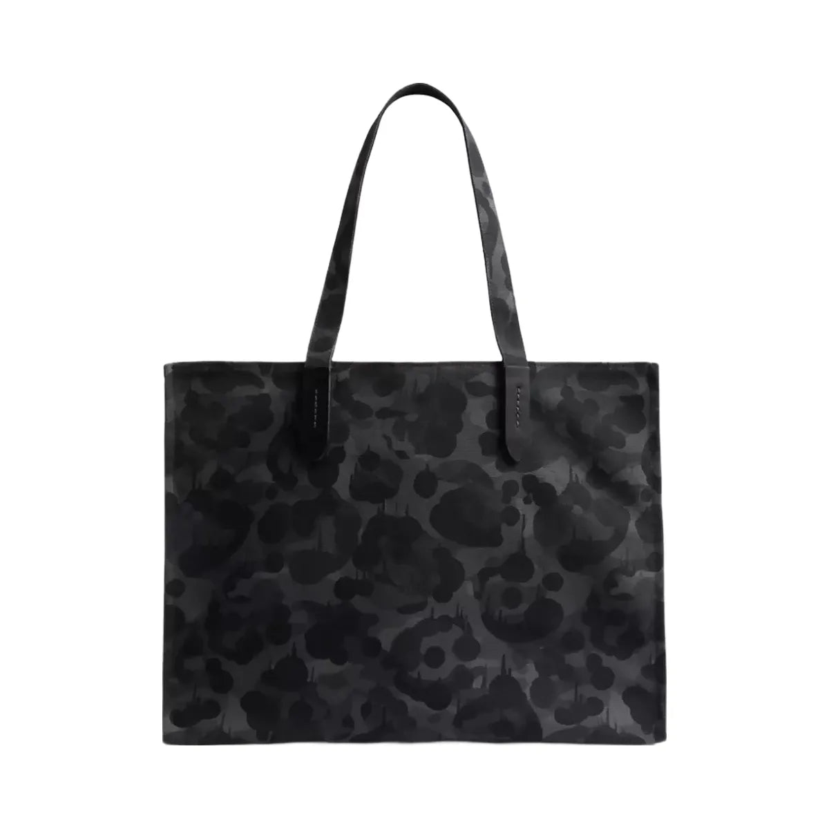 Coach Tote With Camo Print And Rexy in Charcoal Multi