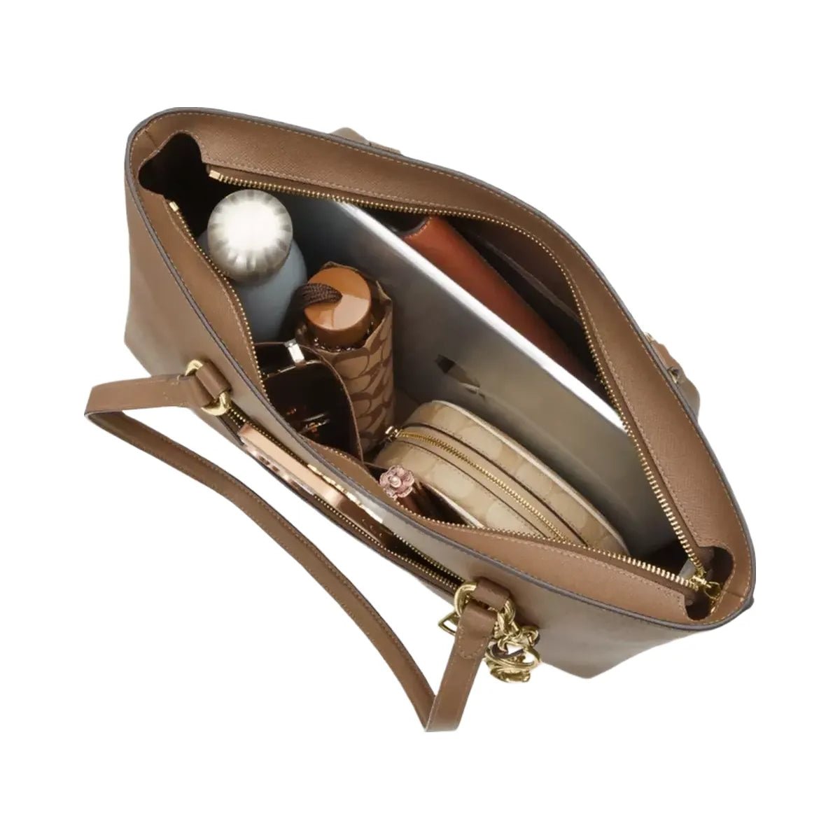 Coach Station Tote Bag in Gold Dark Stone