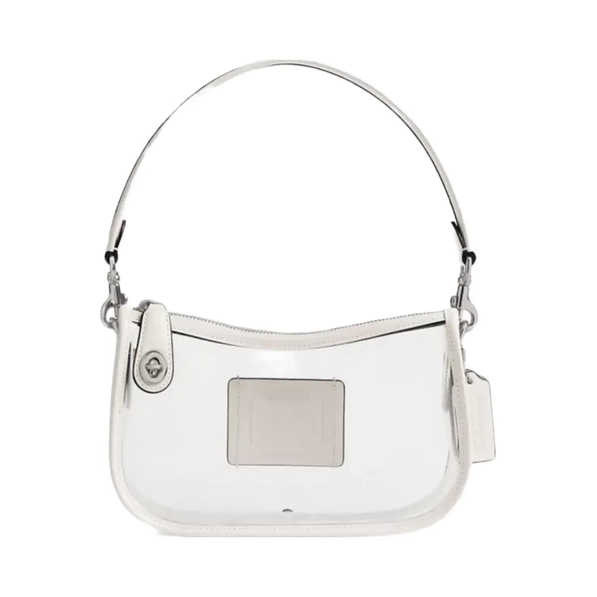 Coach Stadium Swinger Bag in Silver Chalk