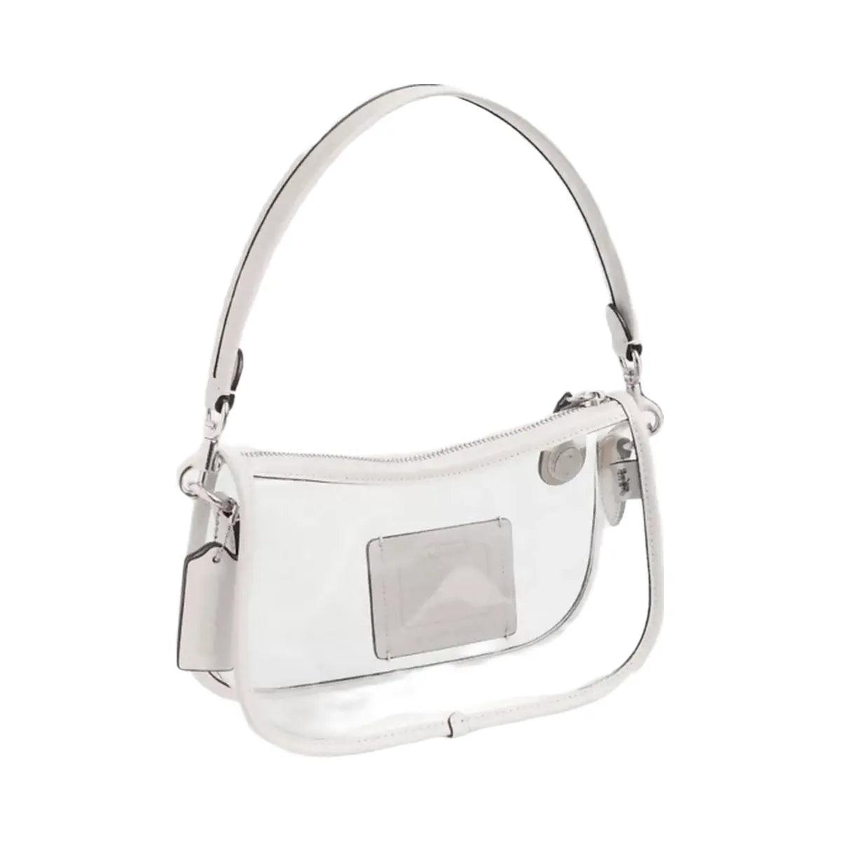 Coach Stadium Swinger Bag in Silver Chalk
