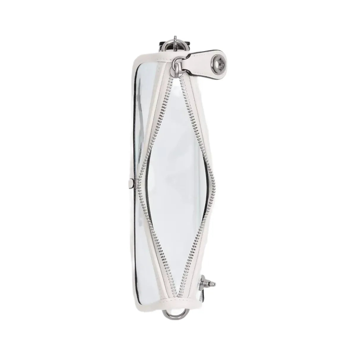 Coach Stadium Swinger Bag in Silver Chalk