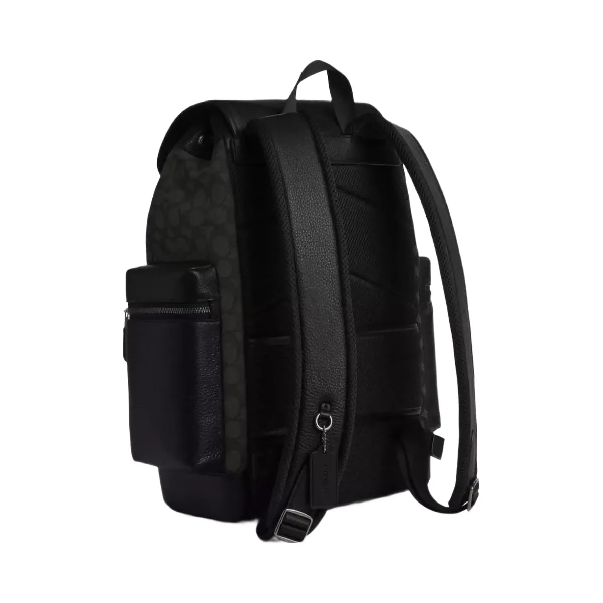 Coach Sprint Backpack In Signature Jacquard in Black Copper Black
