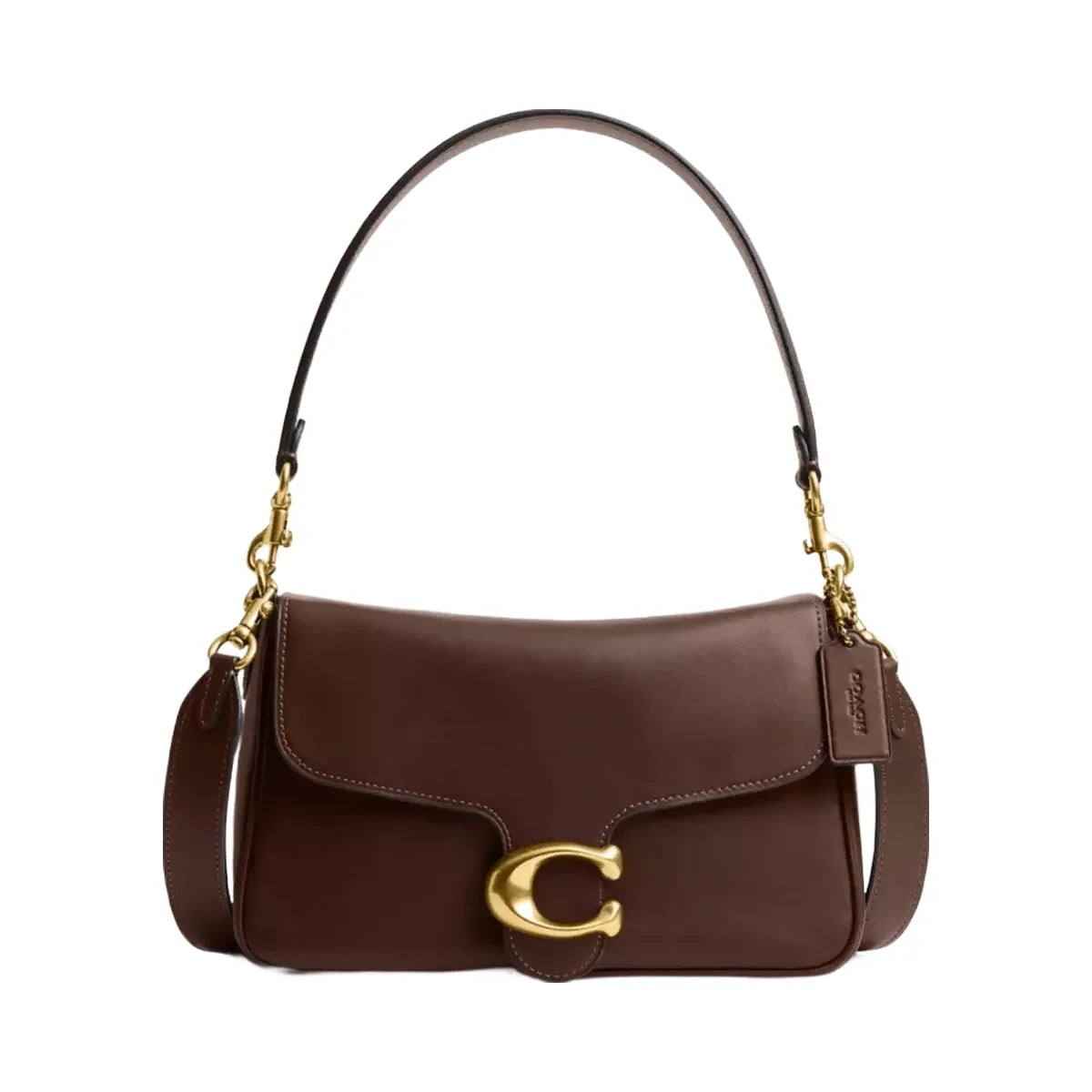Coach Soft Tabby Shoulder Bag in Brass Maple
