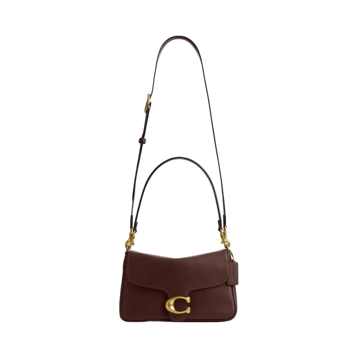 Coach Soft Tabby Shoulder Bag in Brass Maple