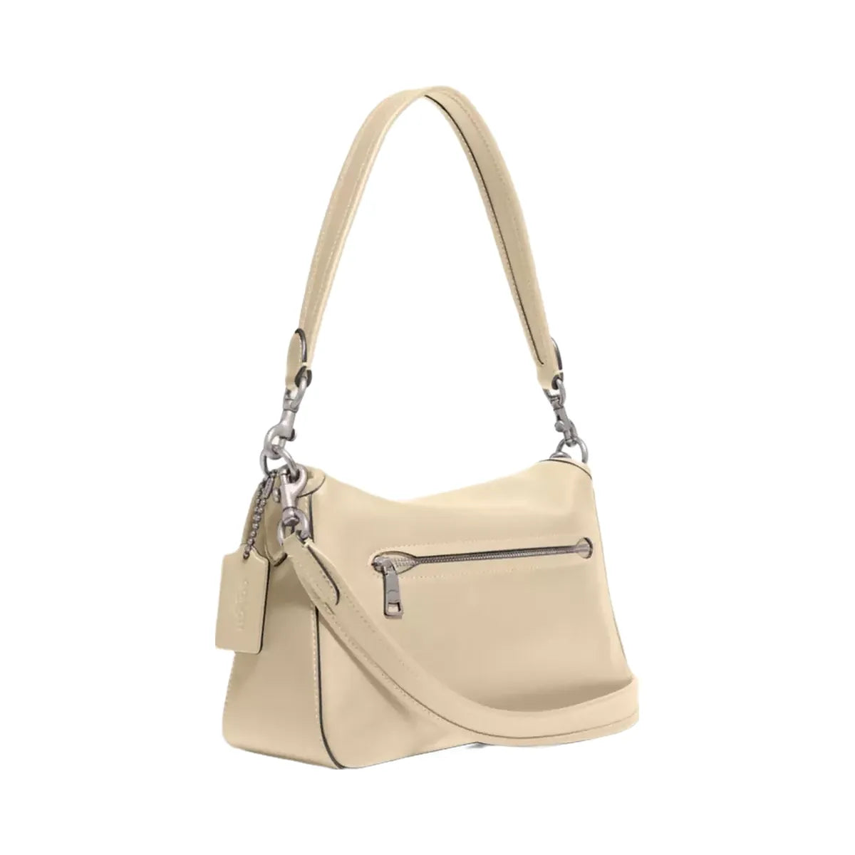Coach Soft Tabby Shoulder Bag in Silver Ivory