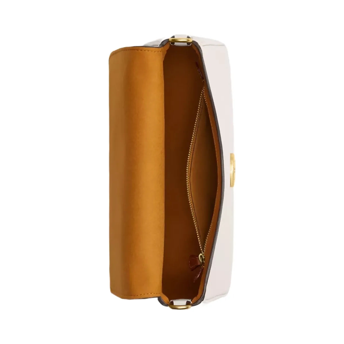 Coach Soft Tabby Shoulder Bag in Brass Chalk