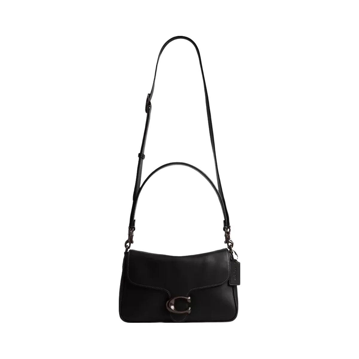Coach Soft Tabby Shoulder Bag in Pewter Black