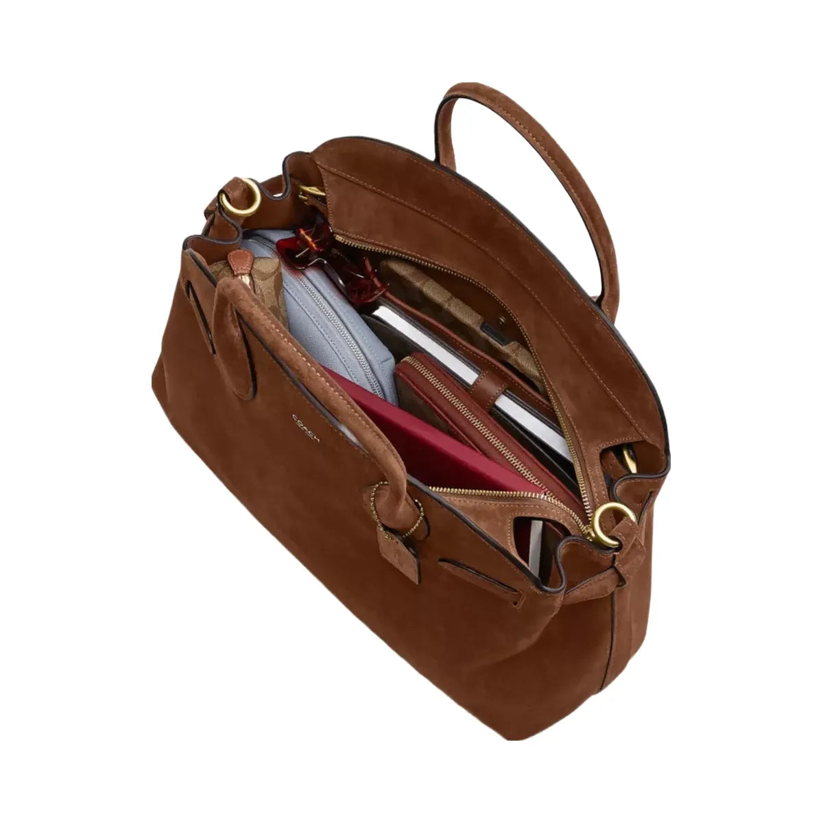 Coach Soft Empire Carryall Bag 40 in Brass Warm Brown