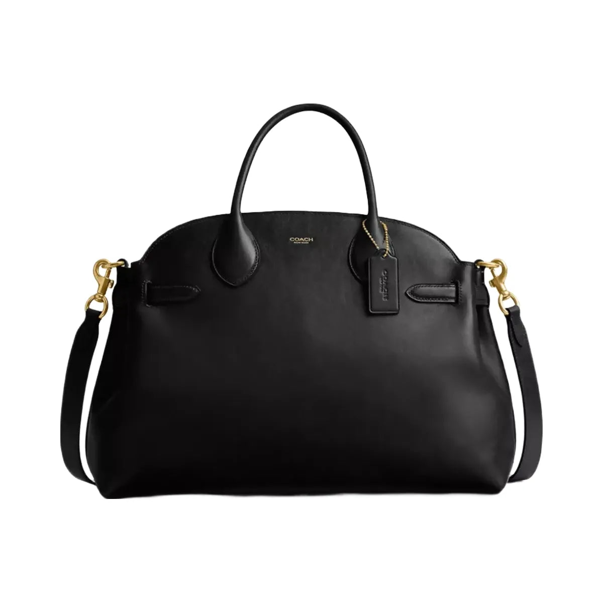Coach Soft Empire Carryall Bag 40 in Brass Black