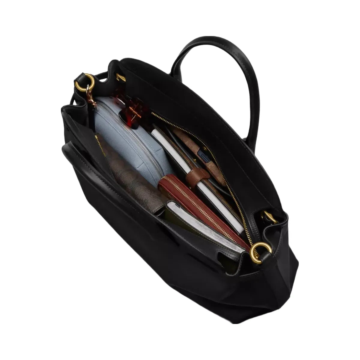 Coach Soft Empire Carryall Bag 40 in Brass Black