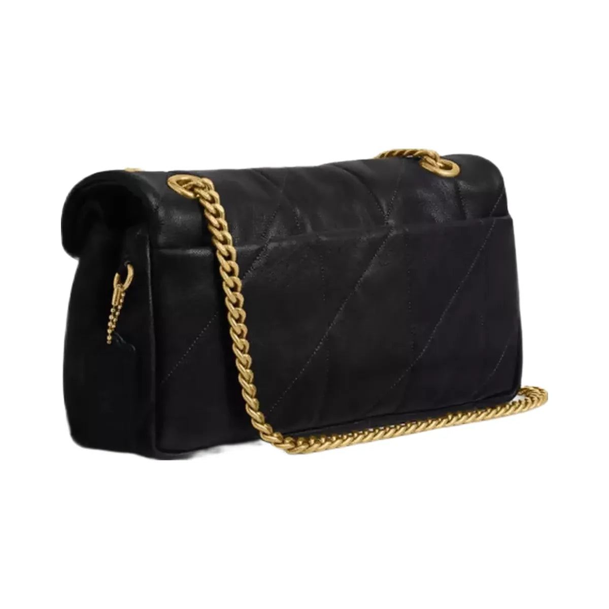 Coach Tabby Shoulder Bag 26 With Quilting in Brass Black