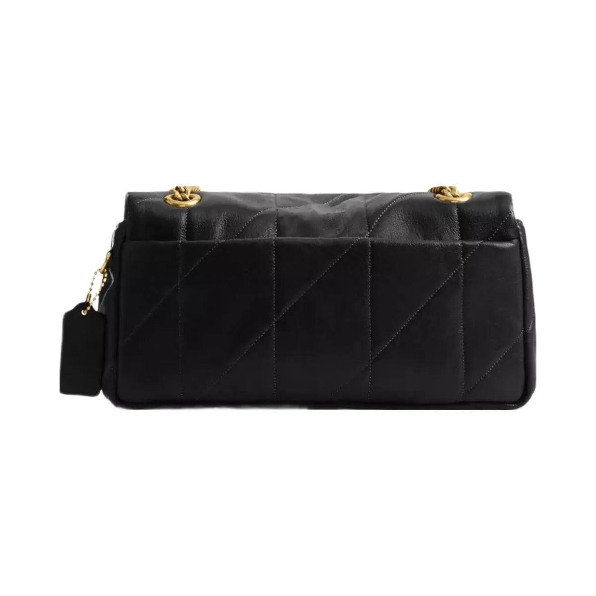 Coach Tabby Shoulder Bag 26 With Quilting in Brass Black