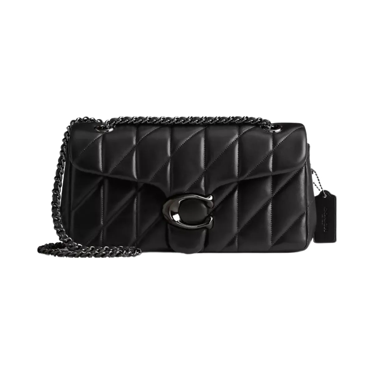 Coach Tabby Shoulder Bag 26 With Pillow Quilting in Pewter Black