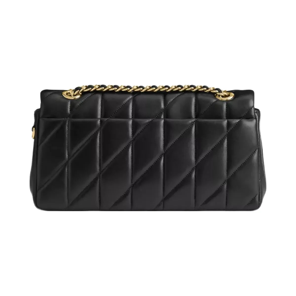 Coach Tabby Shoulder Bag 26 With Pillow Quilting in Brass Black