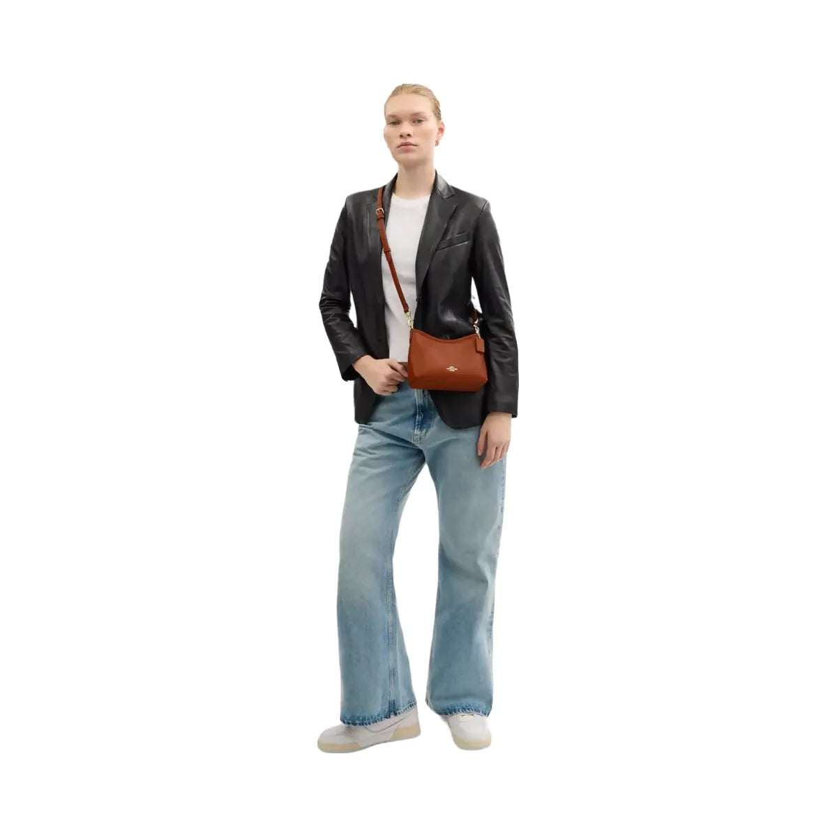 Coach Laurel Small Shoulder Bag in Gold Tan