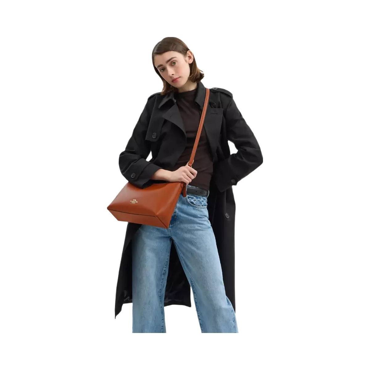Coach Laurel Shoulder Bag in Gold Tan