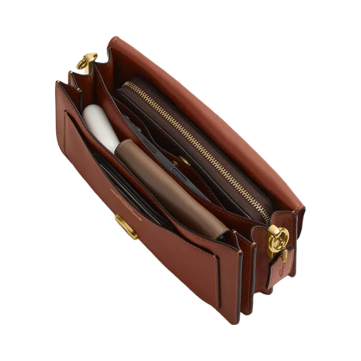 Coach Tabby Shoulder Bag 26 in Brass Pecan