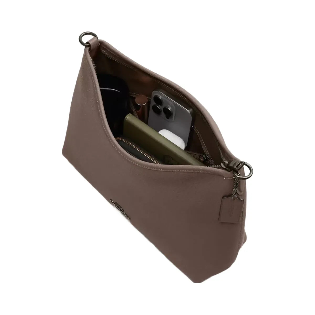 Coach Laurel Shoulder Bag in Gunmetal Dark Stone