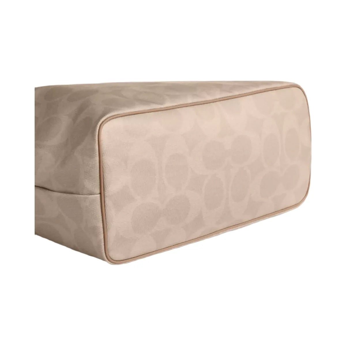 Coach Large City Tote Bag In Maxi Signature Canvas in Silver Sand Taupe