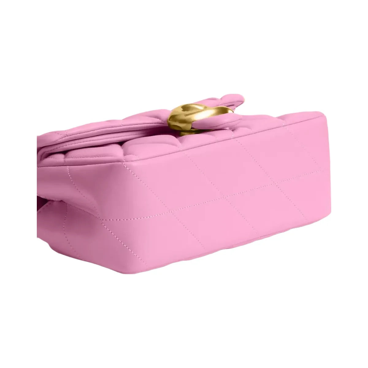 Coach Tabby Shoulder Bag 20 With Pillow Quilting in Brass Flower Pink