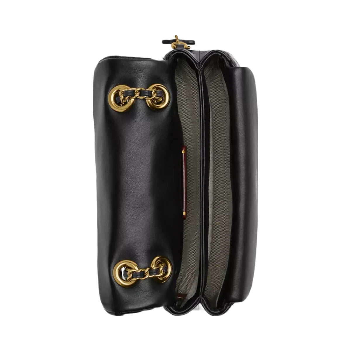 Coach Tabby Shoulder Bag 20 With Pillow Quilting in Brass Black
