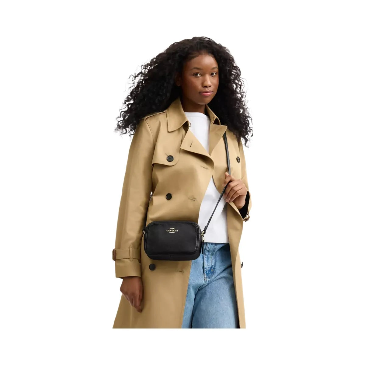 Coach Mini Jamie Camera Bag in Gold Black