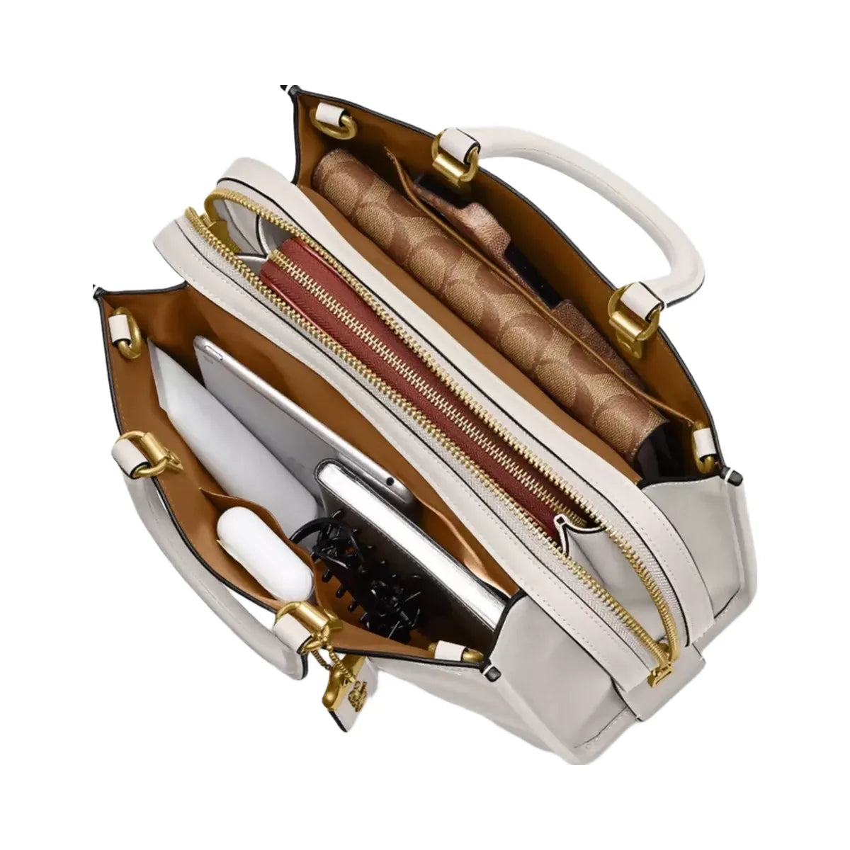 Coach Rogue Bag in Brass Chalk