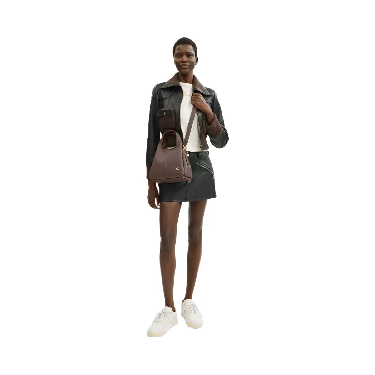 Coach Lana Shoulder Bag 23 in Brass Dark Stone