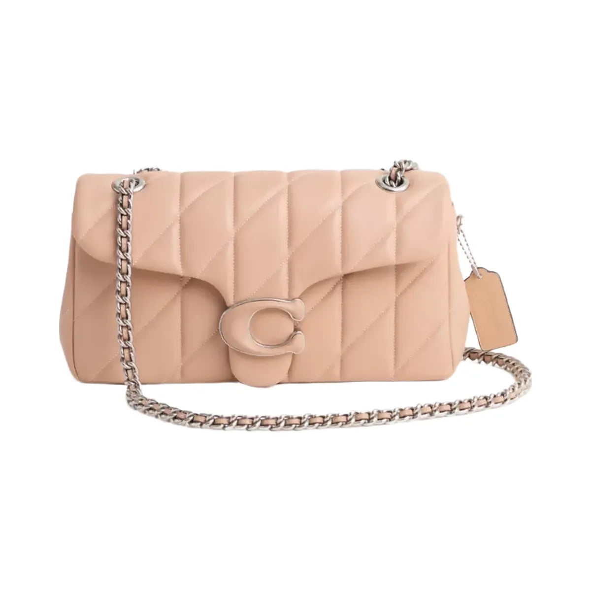 Coach Restored Tabby Shoulder Bag 26 With Quilting in Silver Buff