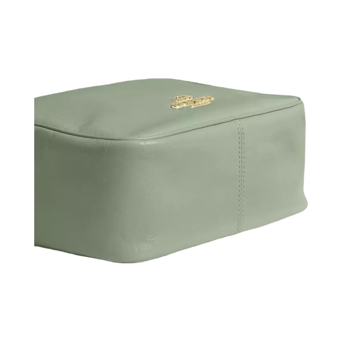 Coach Mini Carey Crossbody Bag in Gold Light Pistachio